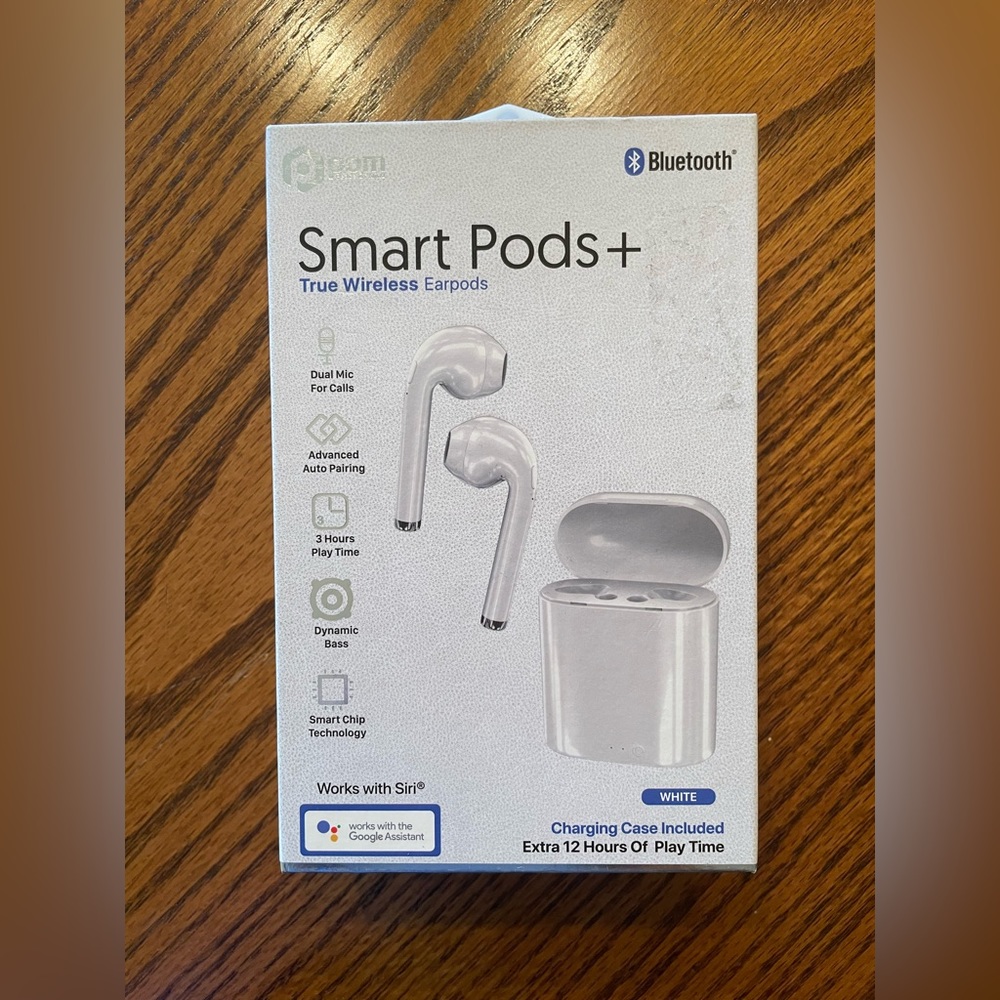 Pom Gear Wireless Bluetooth Smart Pod Headphones